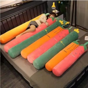 Cute Cartoon Cylindrical Side Sleeping Body Pillow – Soft, Detachable, Washable Pregnancy & Leg Support Gift